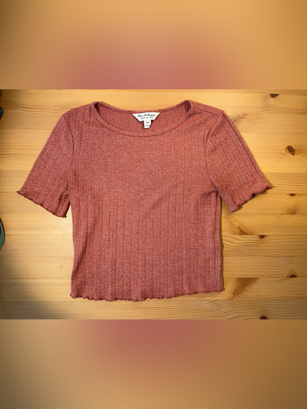 ASOS - Miss Selfridge Ribbed Baby Tee
